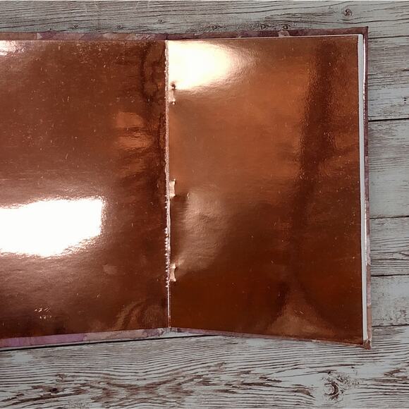 Purple Fabric Cover Journal, Upcycled Journal, Rebound Book Notebook - Picture 2 of 10